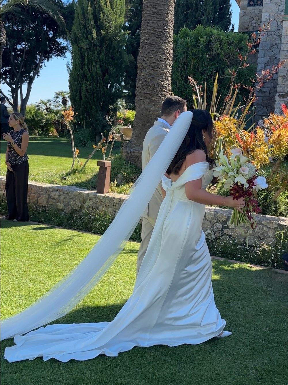 Cathedral, soft English net wedding veil